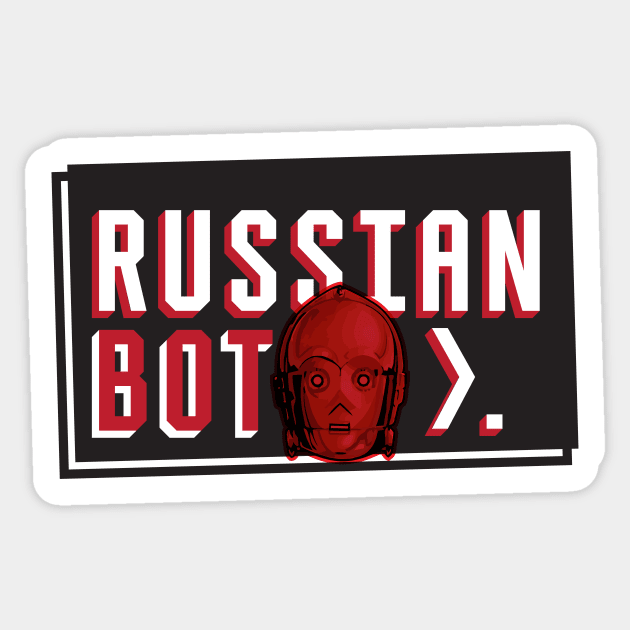 Russian Bot Sticker by ReidDesigns